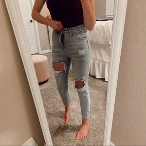 Ripped Mom Jeans